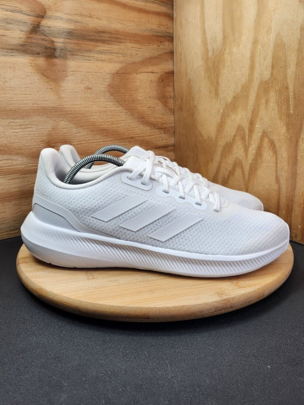 New Adidas Runfalcon 3.0 Womens Triple White Running Shoes Sneakers Size 11